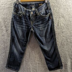 Silver jeans McKenzie Capri jeans size 29